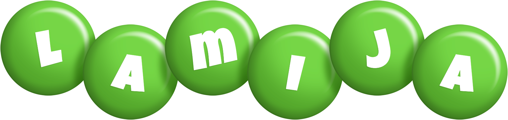 Lamija candy-green logo