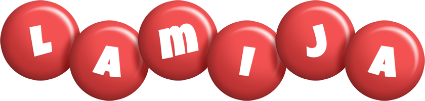 Lamija candy-red logo