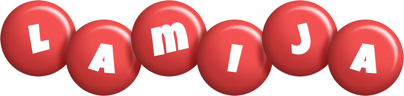 Lamija candy-red logo