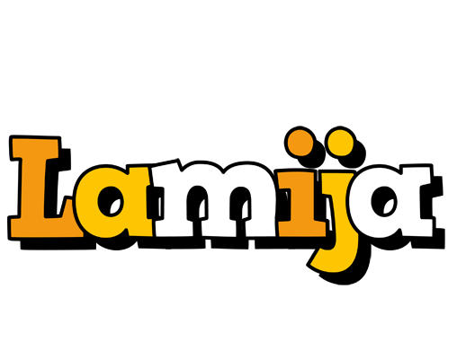 Lamija cartoon logo