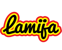 Lamija flaming logo