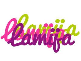 Lamija flowers logo