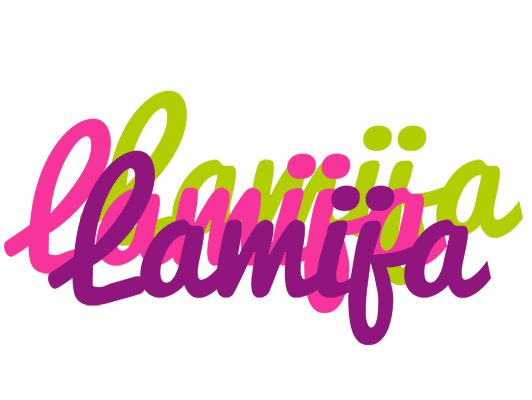Lamija flowers logo