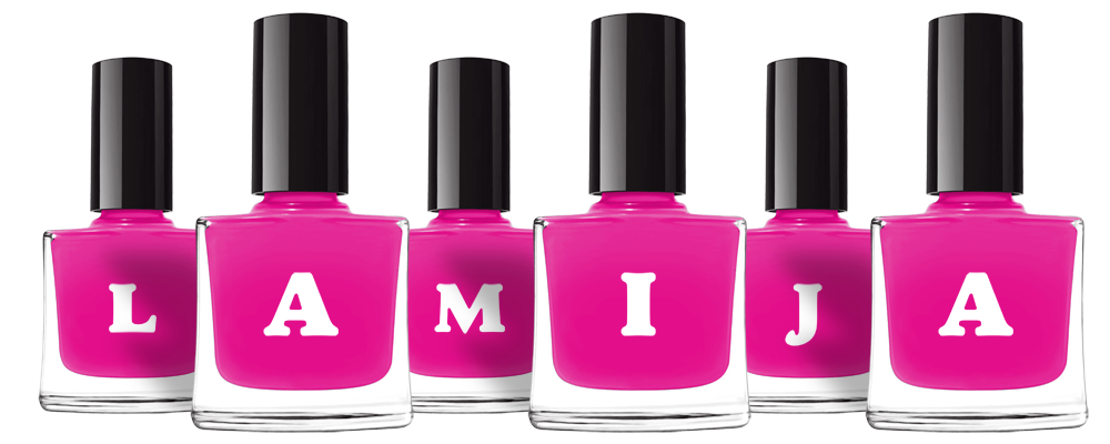Lamija nails logo