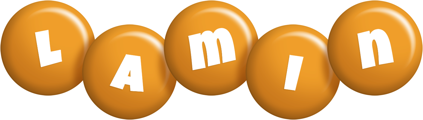 Lamin candy-orange logo