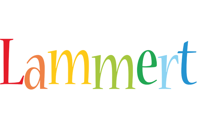 Lammert birthday logo