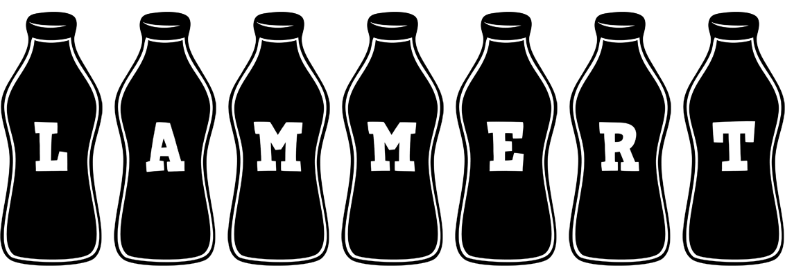 Lammert bottle logo