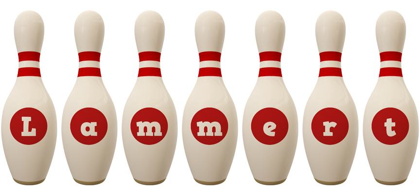 Lammert bowling-pin logo