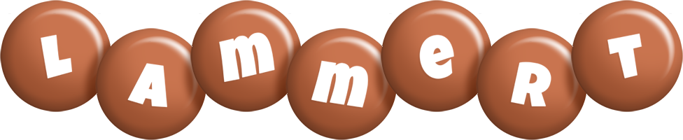 Lammert candy-brown logo