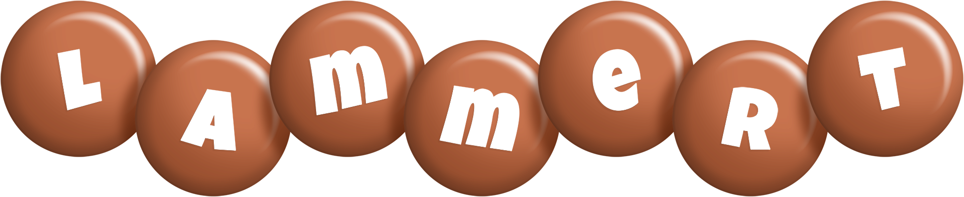 Lammert candy-brown logo