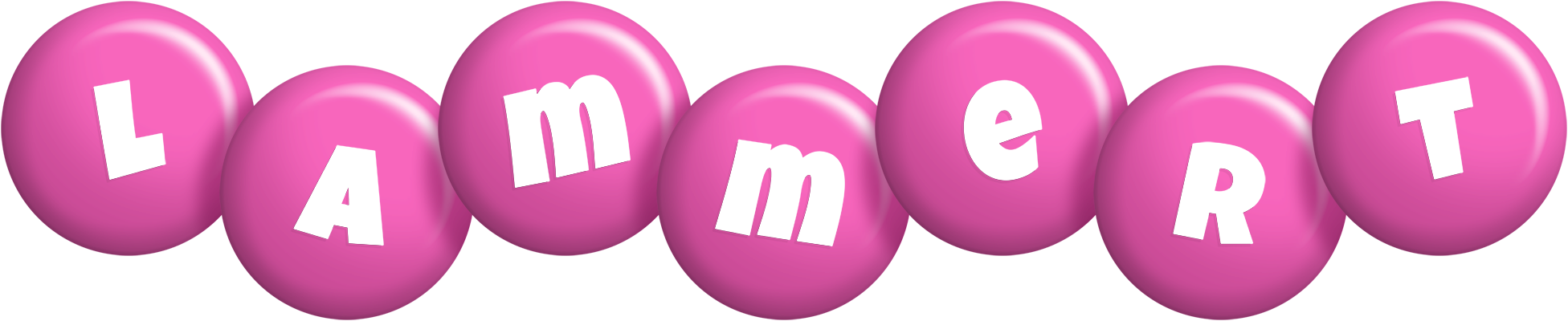 Lammert candy-pink logo