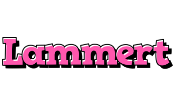 Lammert girlish logo