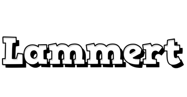 Lammert snowing logo