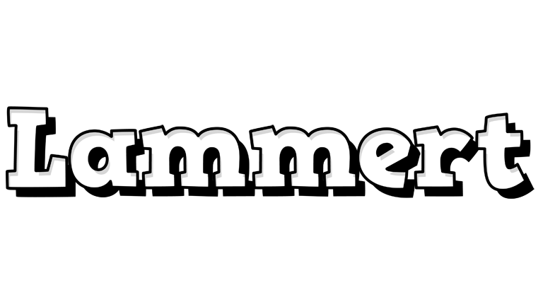 Lammert snowing logo