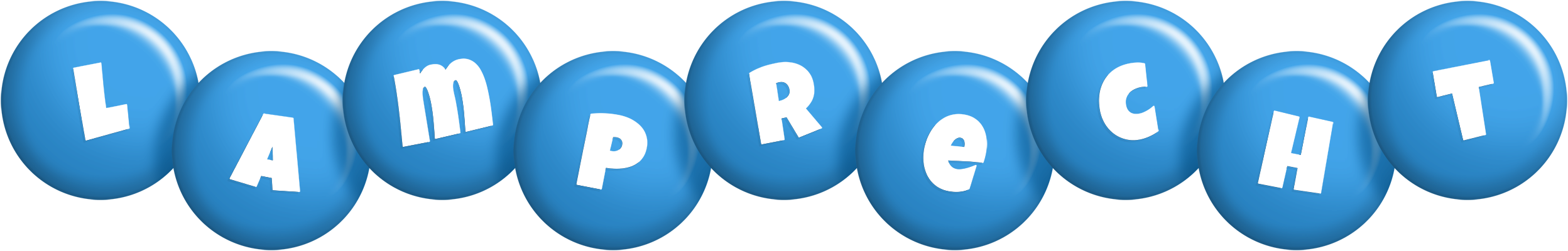 Lamprecht candy-blue logo