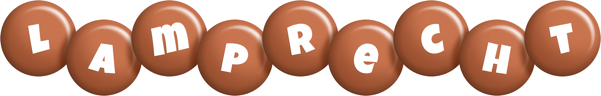 Lamprecht candy-brown logo
