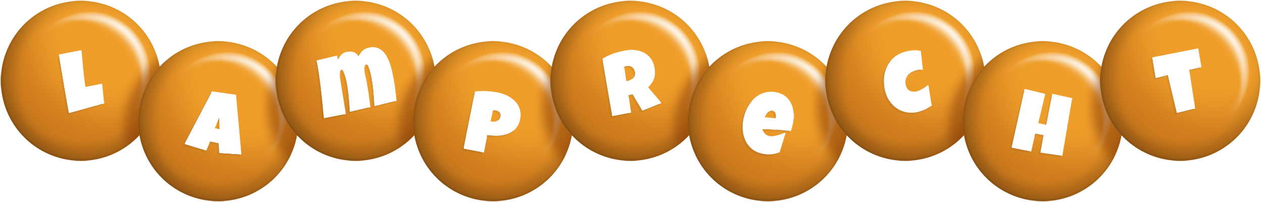 Lamprecht candy-orange logo