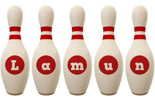 Lamun bowling-pin logo