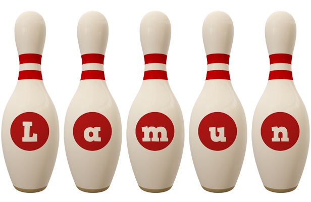 Lamun bowling-pin logo