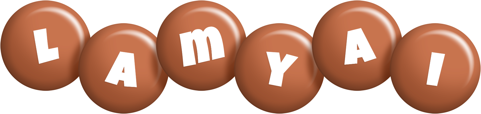 Lamyai candy-brown logo