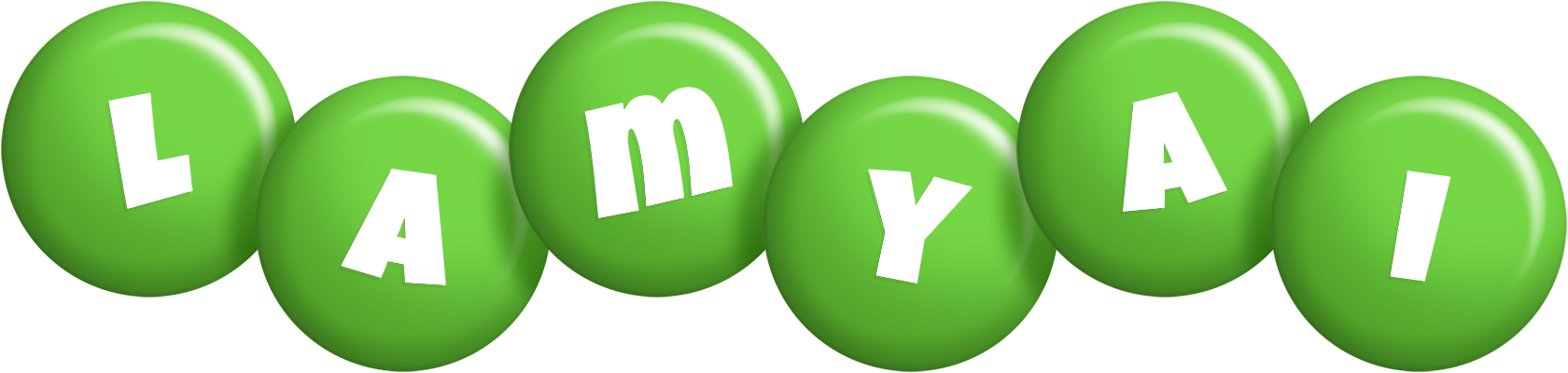 Lamyai candy-green logo