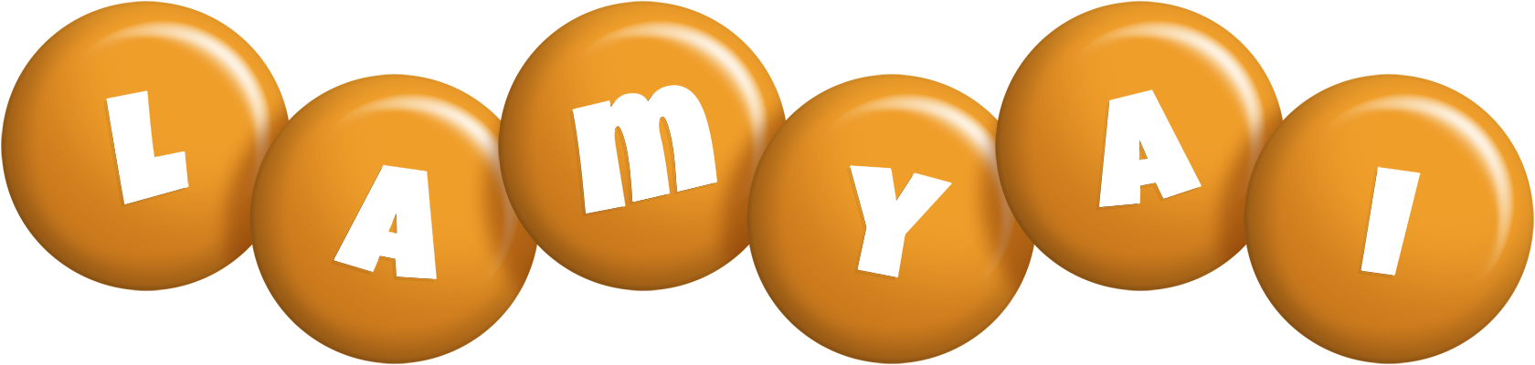 Lamyai candy-orange logo