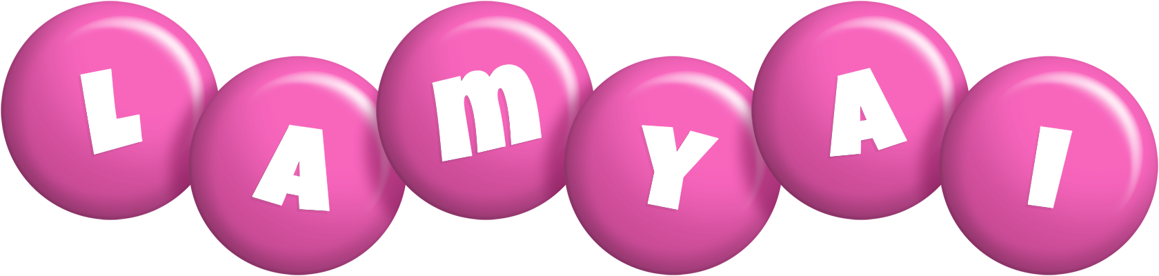 Lamyai candy-pink logo