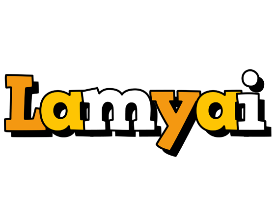 Lamyai cartoon logo