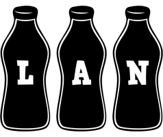 Lan bottle logo