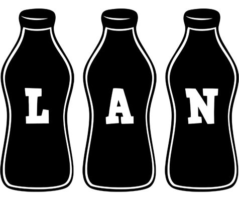 Lan bottle logo