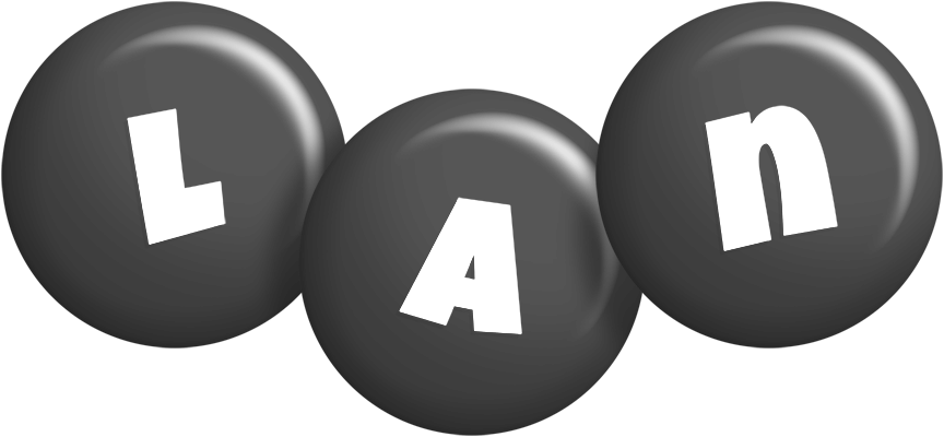 Lan candy-black logo