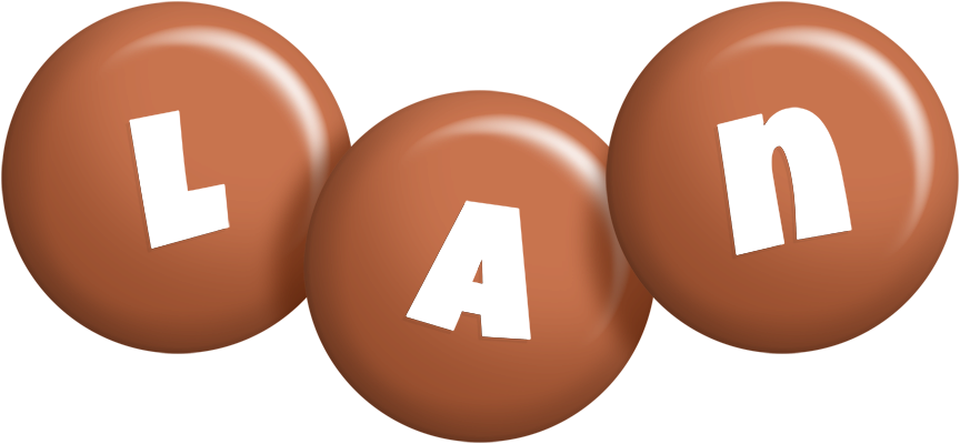 Lan candy-brown logo