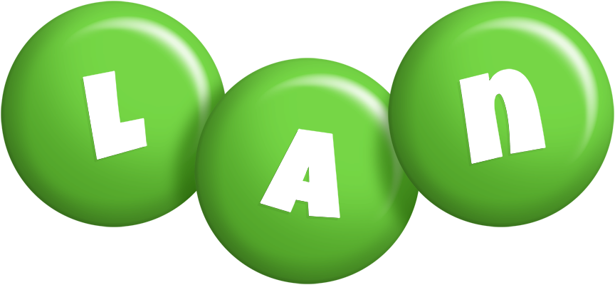 Lan candy-green logo