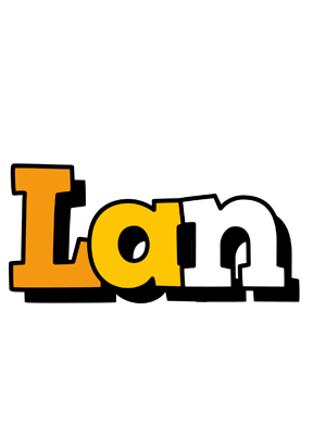 Lan cartoon logo