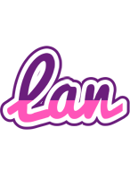 Lan cheerful logo