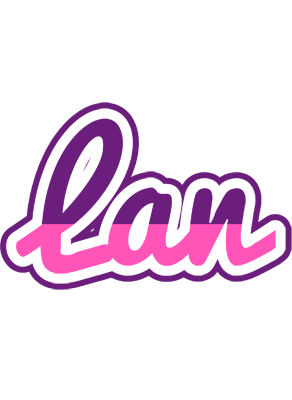 Lan cheerful logo