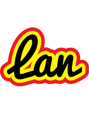 Lan flaming logo