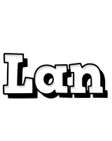 Lan snowing logo