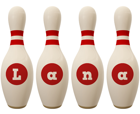 Lana bowling-pin logo