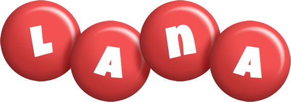 Lana candy-red logo