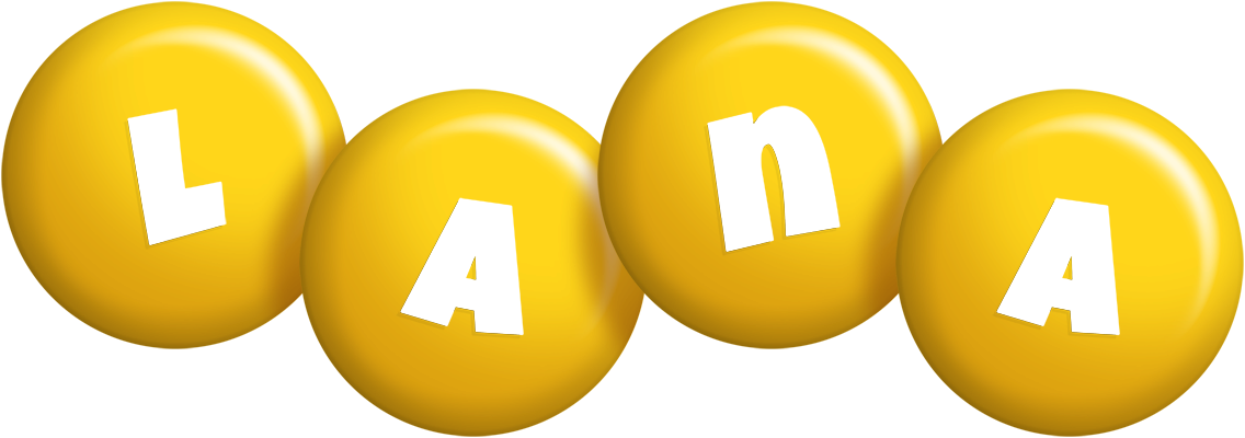 Lana candy-yellow logo