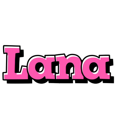 Lana girlish logo