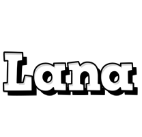 Lana snowing logo