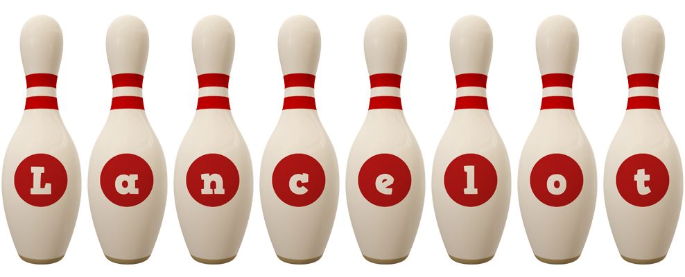Lancelot bowling-pin logo