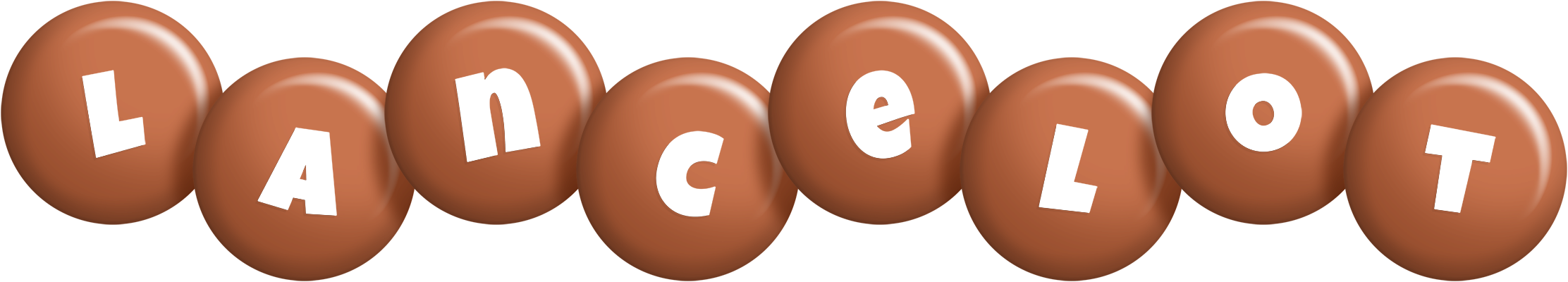 Lancelot candy-brown logo