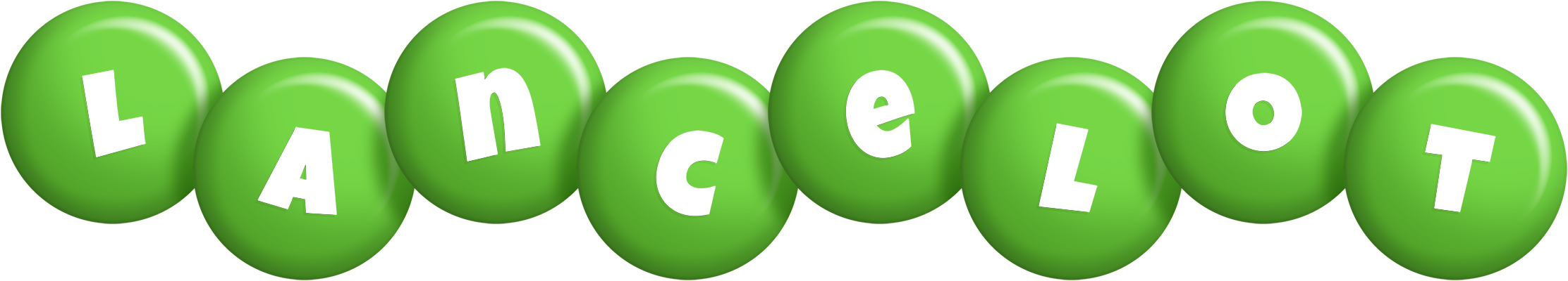 Lancelot candy-green logo