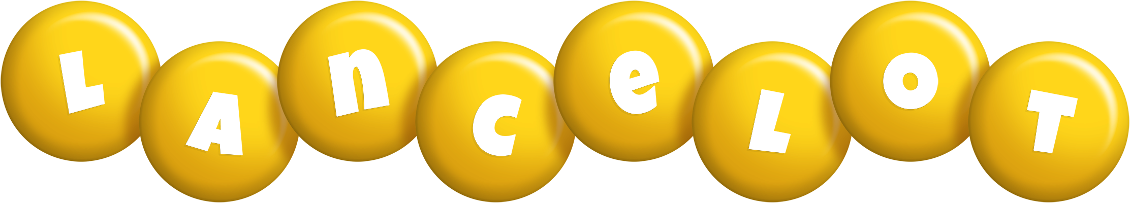 Lancelot candy-yellow logo