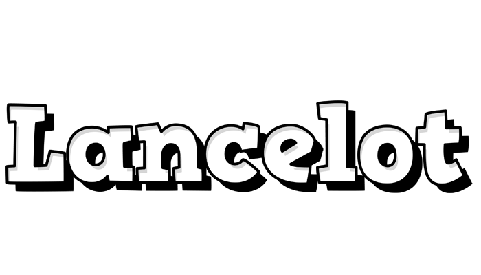 Lancelot snowing logo