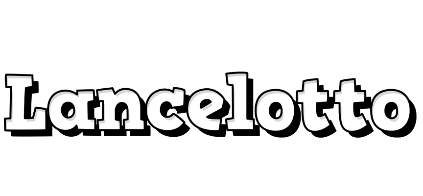 Lancelotto snowing logo