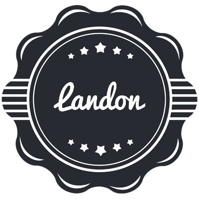 Landon badge logo